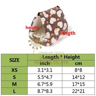 Giường Ngủ Mềm Mại Giữ Ấm Thoải Mái Cho Thú Cưng Hamster Thỏ Lợn