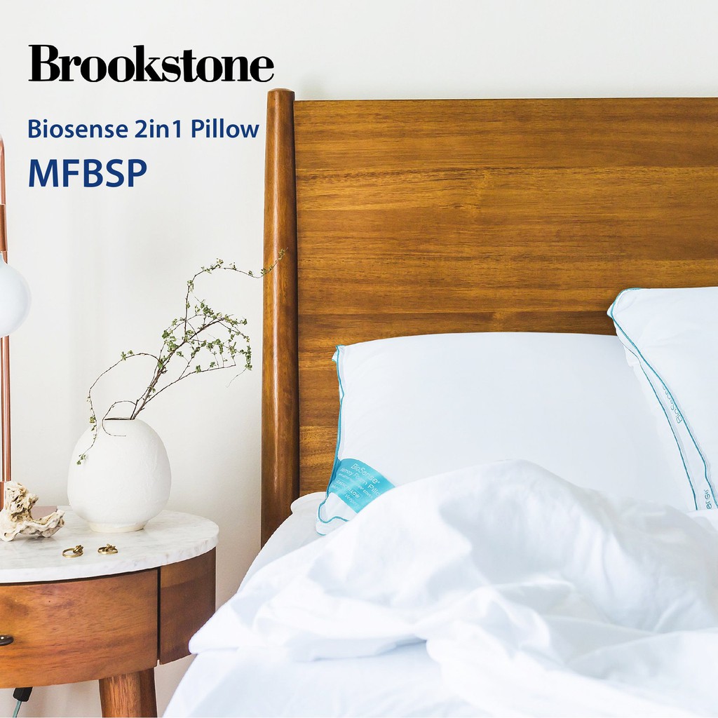 G i Brookstone Biosense 2in1 Queen Classic Pillow TEAL c ban b i Olee Sleep Vina oleesleep Shopee Vi t Nam