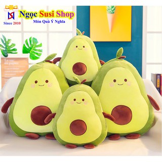 [ Giá Cực Sốc] Thú Nhồi Bông Gối Ôm Gấu Bông Trái Bơ Siêu To Khổng Lồ Siêu Cao Cấp - Bán Lẻ Giá Sỉ