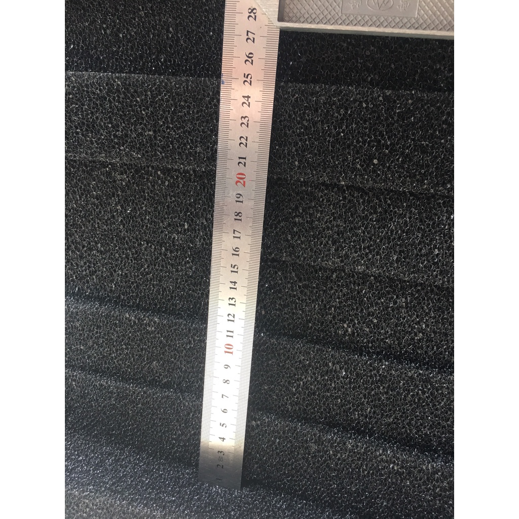 Mút đen lọc nước bể cá cảnh,hồ KOI kích thước 50x50x5cm.(lọc thô)