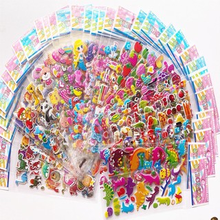 sticker 3D cute nhiều mẫu (10 cái)