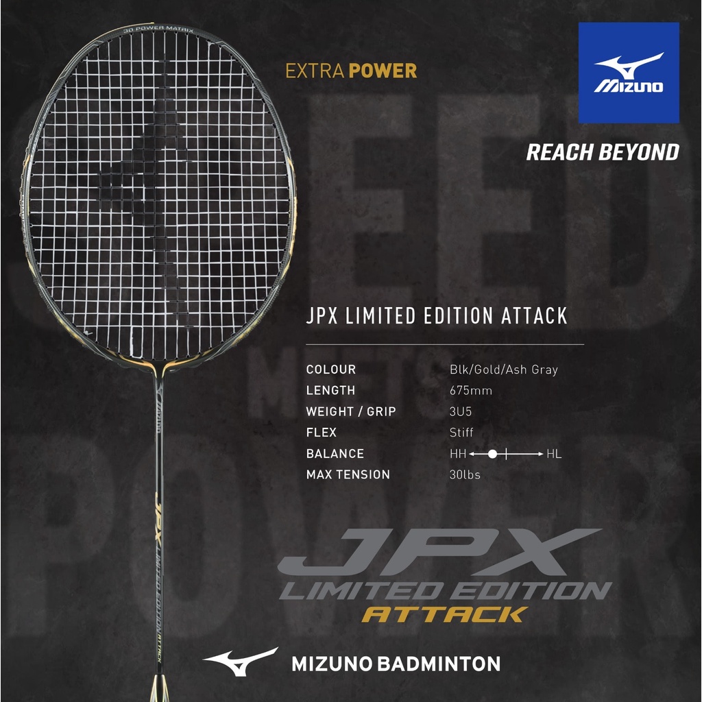 Vợt cầu lông Mizuno JPX LIMITED EDITION ATTACK (Chính hãng) | Shopee Việt  Nam