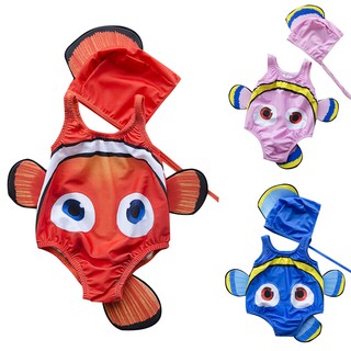 ☞Mg-toddler Bé Gái Một Mảnh Bikini Đồ Bơi Đồ Bơi Bộ Đồ Tắm Quần Áo Đi Biển