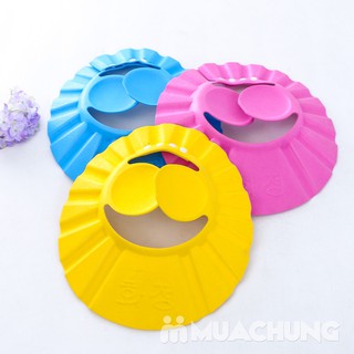 Mũ tắm chắn nước cho bé - Mũ gội đầu chắn nước có vành bảo vệ tai cho bé từ 0, 1, 2, 3, 4, 5, 6 tuổi ( #mũ gội đầu )