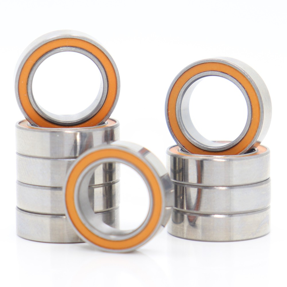 Roulements ABEC-3 6700-2RS – Paroi Mince, Double Joint, 10x15x4 Mm, 2 Pièces, Acier Chromé