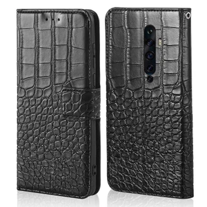 Ốp Điện Thoại Da Cá Sấu Lật Cho OPPO Reno2 Z 2 F Reno 2Z 2F