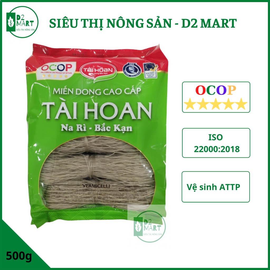 Miến dong cao cấp Tài Hoan - Đặc sản Na Rì, Bắc Cạn - Túi 500gr - Sản ...