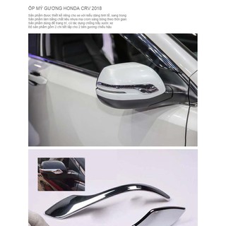 Ốp MÍ gương chiếu hậu xe Honda CRV 2014 - 2018, 2019, 2020, 2021, 2022 nhựa ABS Mạ Crom cao cấp, sáng bóng