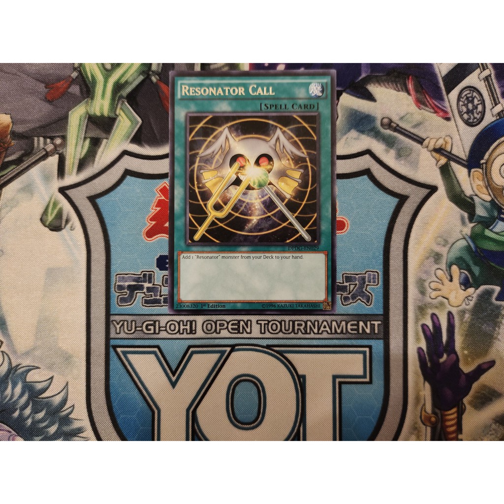 Thẻ bài Yugioh chính hãng Resonator Call DPDGEN029 Rare 1st
