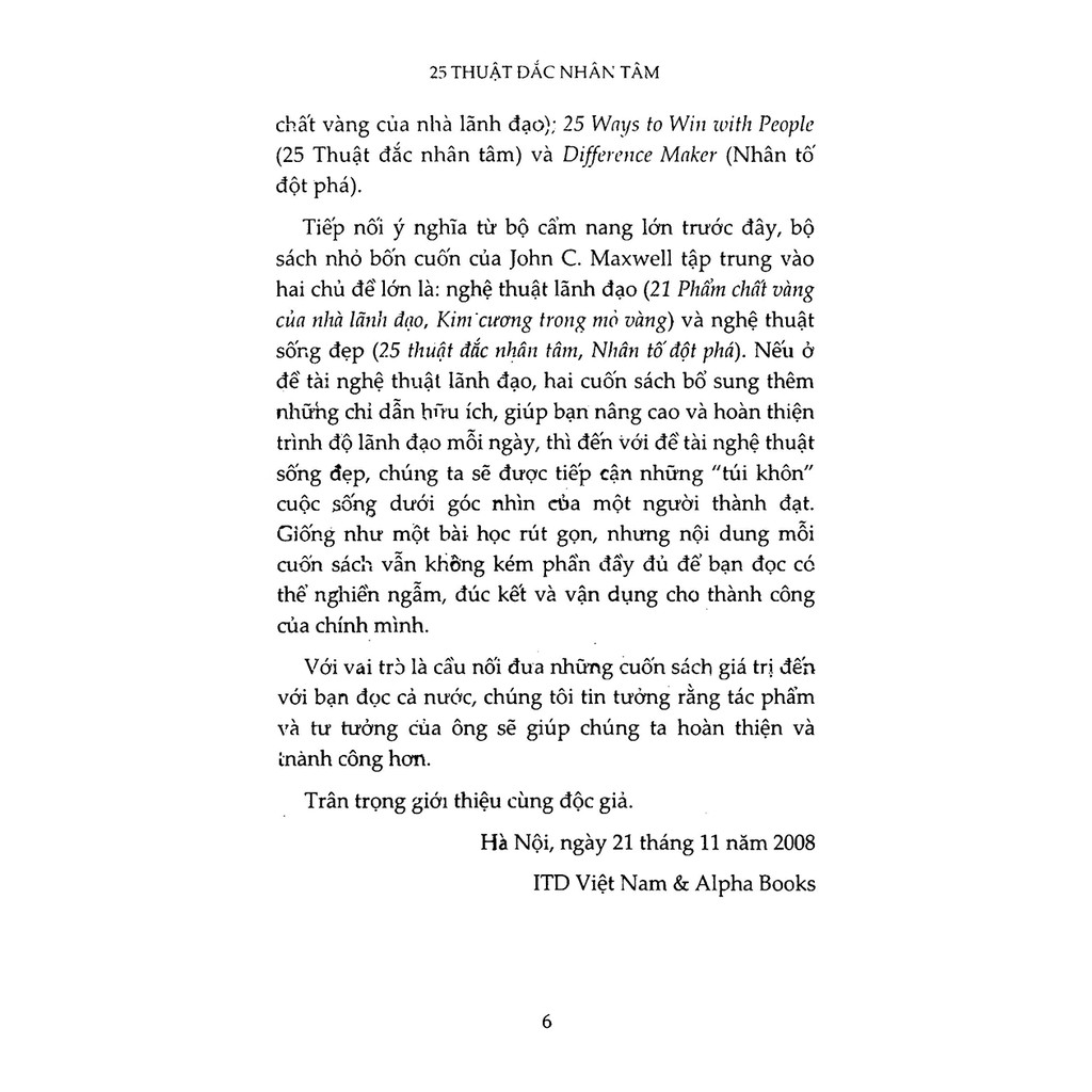 Sách - 25 Thuật Đắc Nhân Tâm - Bí Quyết Chinh Phục Lòng Người (Alpha Books)