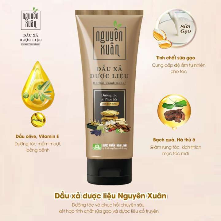 Ảnh Combo Dầu gội và dầu xả Nguyên Xuân vàng dưỡng tóc bồng bềnh NX5, dầu gội dược liệu Nguyên Xuân cho da dầu giảm bết 3