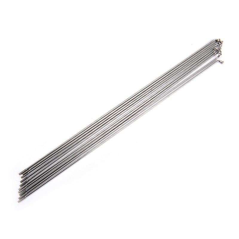 Bộ 10 nan hoa thép không gỉ 14g tiện lợi cho xe đạp