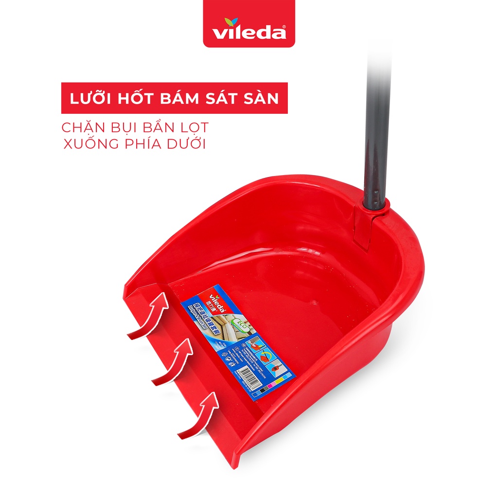 Ảnh Bộ chổi quét nhà kèm xẻng hốt VILEDA tay cầm dài, tháo lắp tiện lợi, tiết kiệm không gian 4