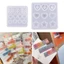 BTF Sáng Tạo Kẹp Tóc Nhựa Khuôn Hoạt Hình Ngôi Sao Hình Trái Tim Epoxy Khuôn Thủ Công DIY Kẹp Tóc Khuôn Silicon Cho W