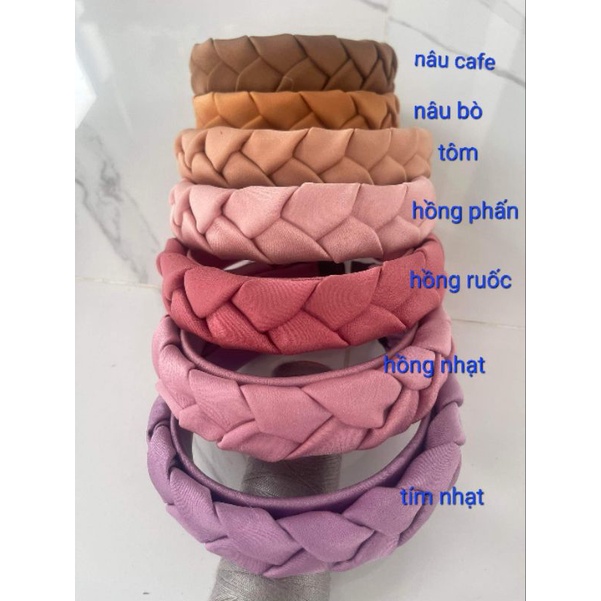 Mấn tết 3 dạng bờm vải lụa ngọctrai, băng đô tóc thời trang, phụ kiện thời trang hot, pk Khánh Huyền