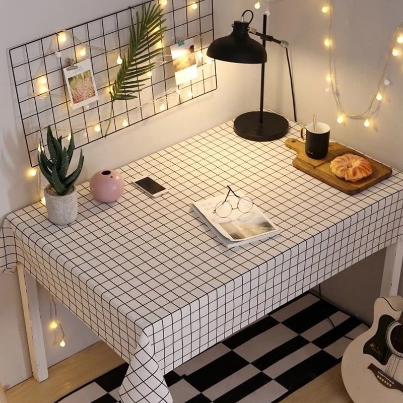 Khăn Trải Bàn CARO, Nhựa PVC Chống Thấm Nước