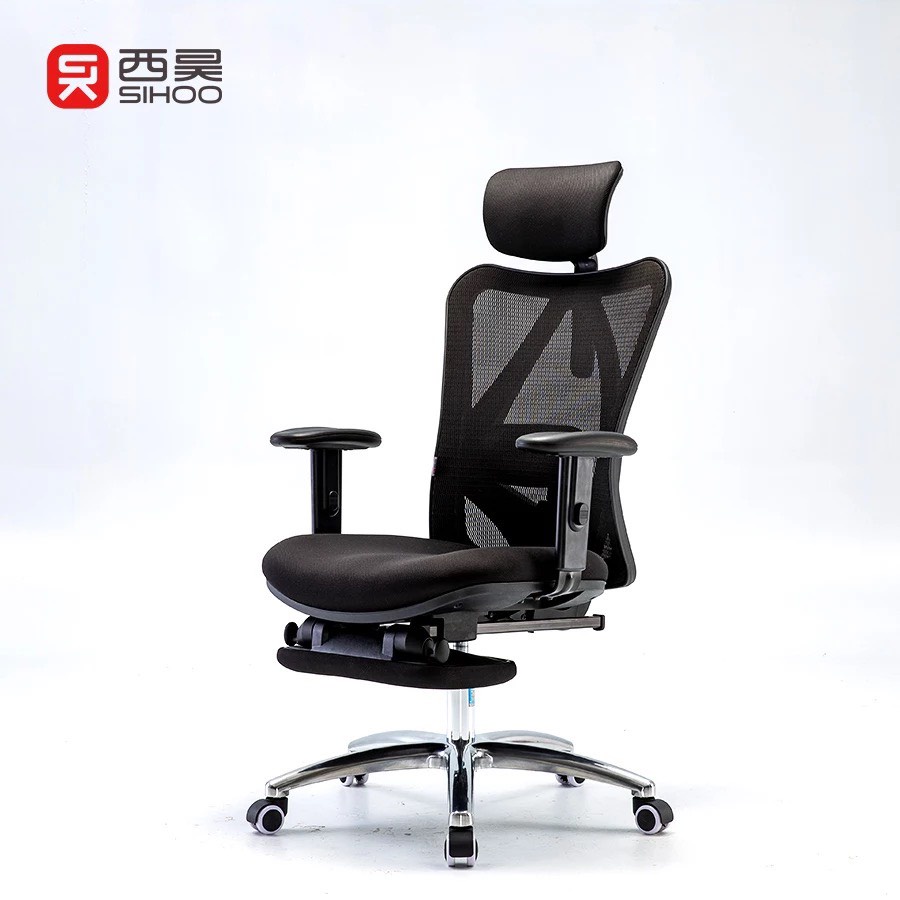 [The Manson - Hỏa Tốc 1h Nhận] SIHOO M18, M18 GÁC CHÂN MANSON E3   - Ghế lưới văn phòng thiết kế công thái học Ergonomic