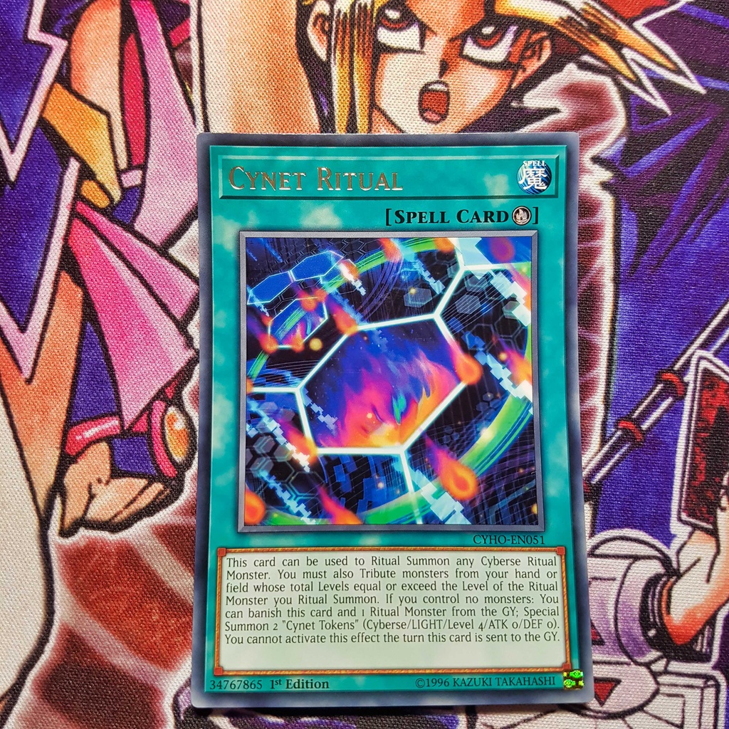 Thẻ bài Yugioh chính hãng | Cyberse Ritual | CYHO Rare | Shopee Việt Nam