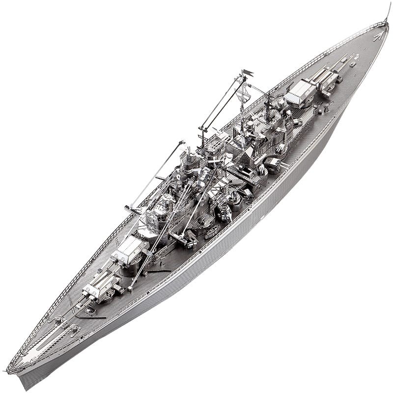Ảnh Đồ Chơi Mô Hình Kim Loại Lắp Ráp 3D Cao Cấp Tàu Chiến - Chiến Hạm - Tàu Sân Bay - Battleship 4