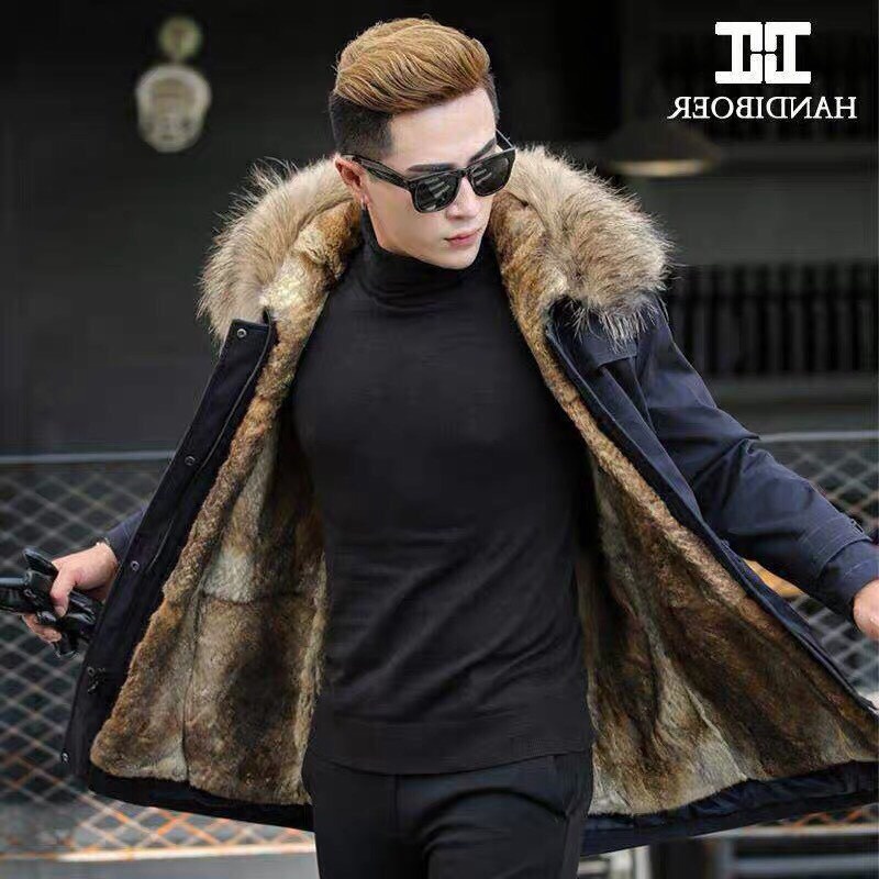 Áo khoác kaki nam lót lông cực ấm cho mùa đông giá rét , thời trang phong cách lịch lãm