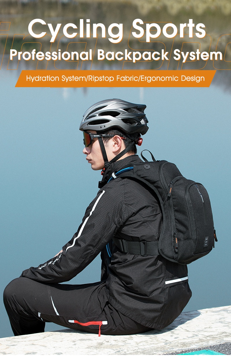 Mô tả Ba lô leo núi / đi bộ đường dài WEST BIKING chuyên nghiệp có thể điều chỉnh được sức chứa 10L - 1