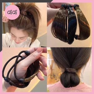 Set 2 Dây cột tóc giả cố định tóc đuôi ngựa QiqiShop