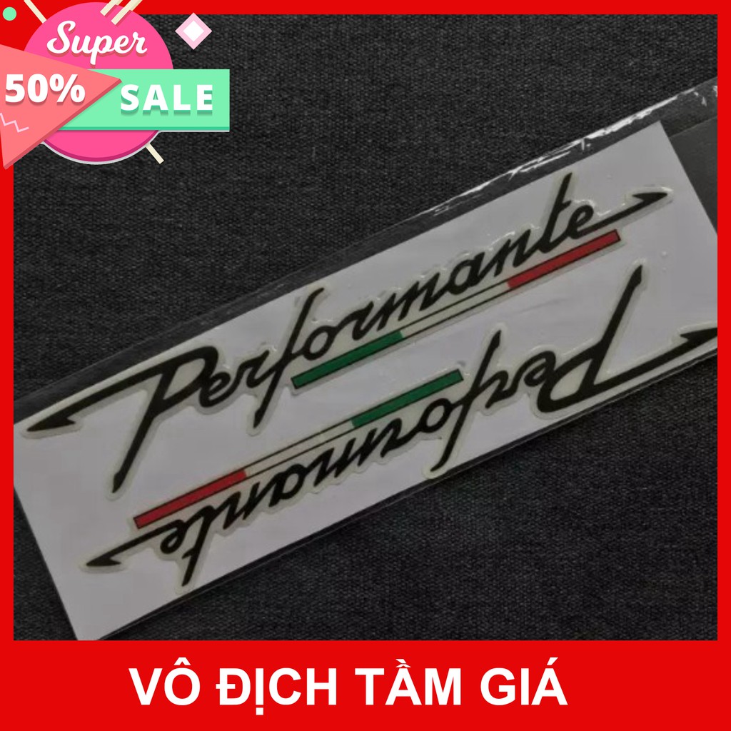 [GIÁ GỐC] TEM CHỮ NỔI PERFORMANTE CHO XE SH HOẶC DÁN TRANG TRÍ CHO CÁC ...