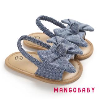 ♬Mg♪-Baby Girls Bow Knot Sandals Giày công chúa đế mềm mùa hè