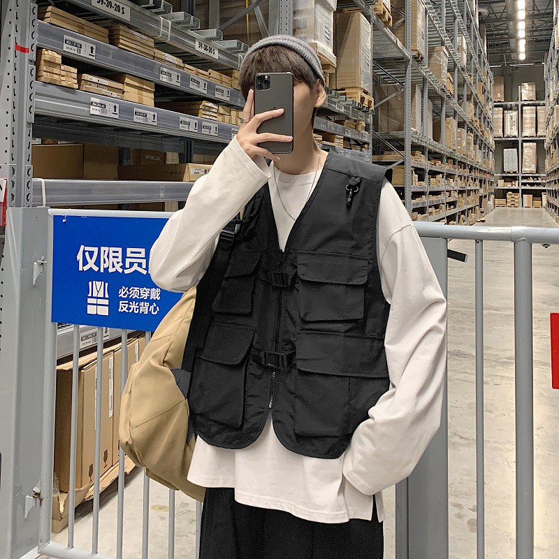 Áo gile unisex túi hộp