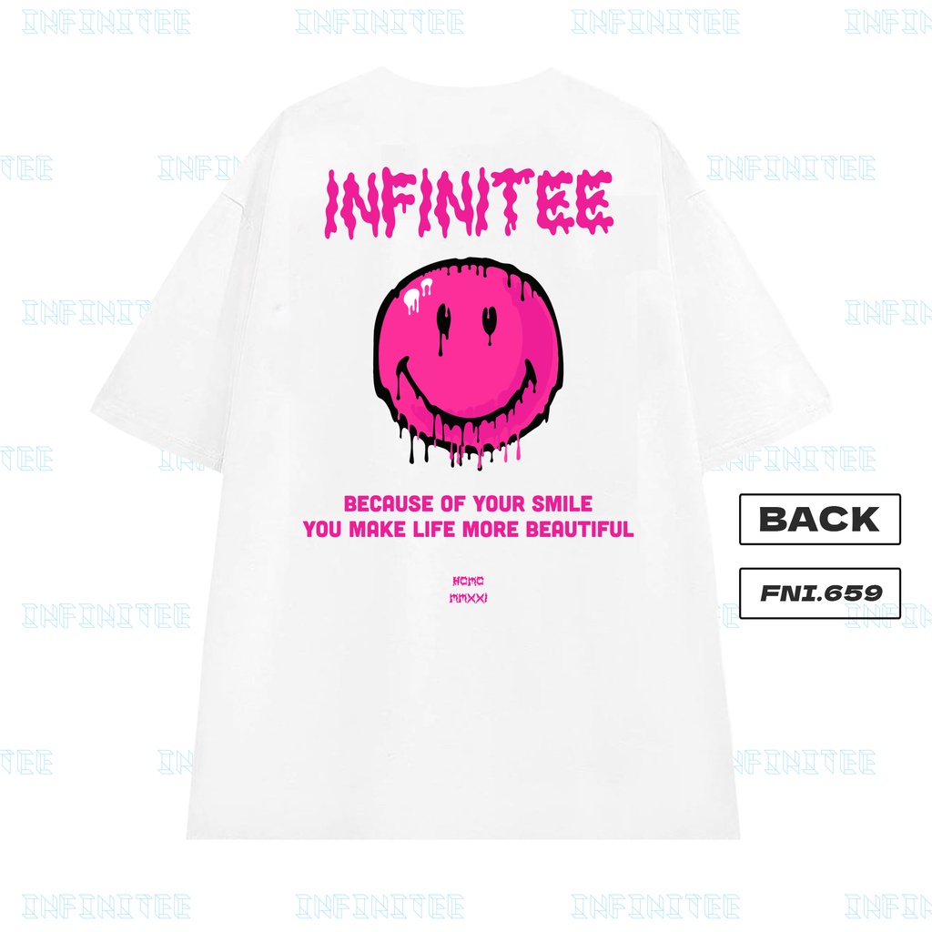 Áo thun INFINITEE Fni0659, Thun 100% Cotton - form rộng Unisex.