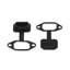 VVDZA 5 / 10 Chiếc Xe Cổng Sạc Bụi Đen Cắm Ổ Cắm Đơn Vỏ Cổng Sạc Chống Thấm Nước