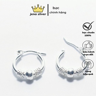 bông tai trẻ em mix bi , chốt cài chắc chắn , bé đeo rất xinh đẹp - jena sliver