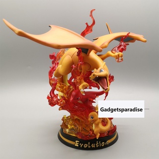 26CM Pokemon Pocket Monster GK Charizard Mewtwo PVC Hình