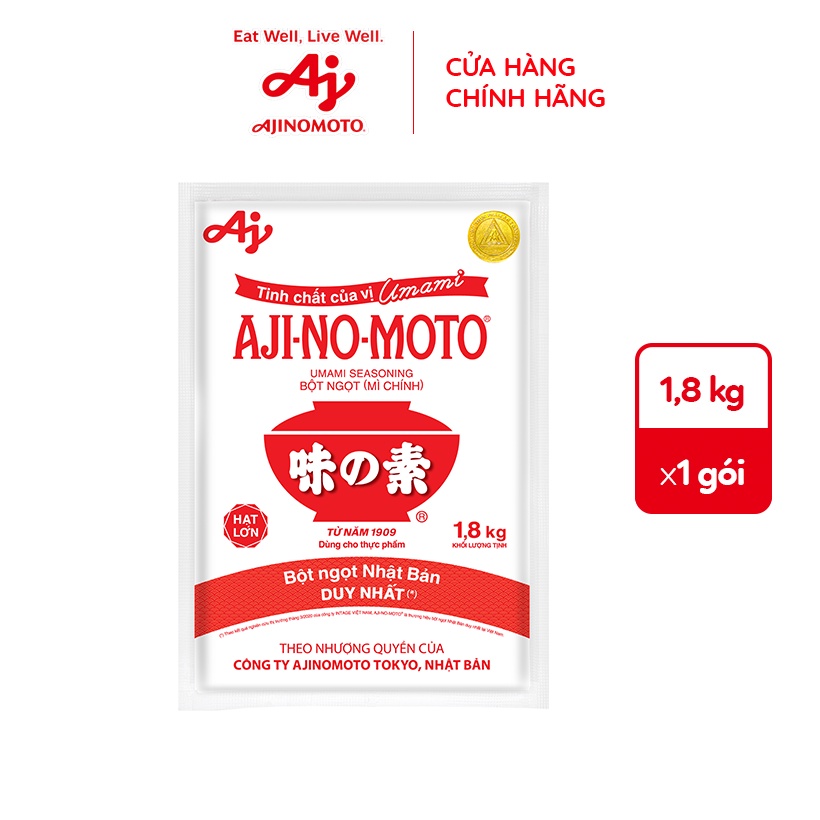 Ảnh Bột Ngọt AJI-NO-MOTO® Hạt Lớn 1.8kg/Gói 1