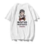 Áo thun nam tay lỡ HappyFamily Mario Moreno Chất vải cotton 100 cao cấp-2 màu Trắng/Đen