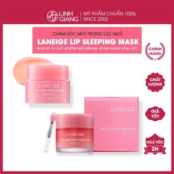 Mặt Nạ Ngủ Ủ Môi Laneige Lip Sleeping Mask Ex 20g/ mini 3g mềm môi căng môi Linh Giang chính hãng