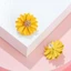 JVSUB Bông Tai Hoa Lớn Thời Trang Trang Trang Sức Quyến Rũ Phong Cách Hàn Quốc