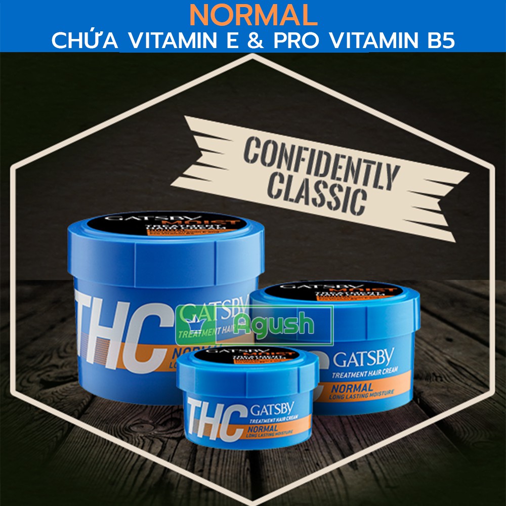 Kem ủ tóc phục hồi hư tổn hair treatment cream siêu mượt lạnh thơm nhật bản giá rẻ Gatsby treatment hair cream 125g