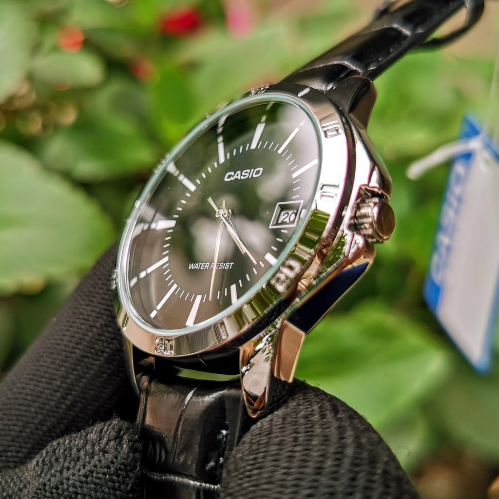 Ảnh Đồng hồ nam dây da Casio MTP-V004L-1AUDF chính hãng 2