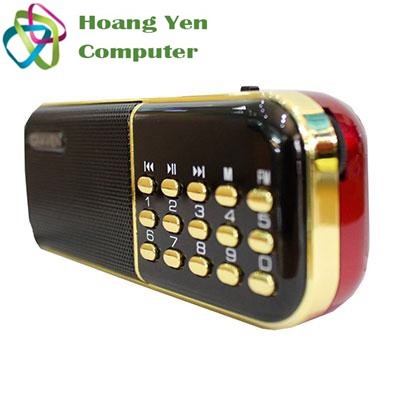 Loa Nghe Thẻ Nhớ, Đài FM CR25A Âm Thanh Cực Lớn - BH 6 Tháng - Hoàng Yến Computer