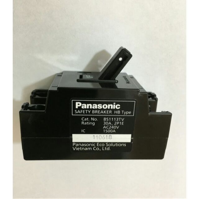 Cầu dao tự ngắt 2 cực 15A, 20A, 30A, 40A Panasonic (attomat khối)