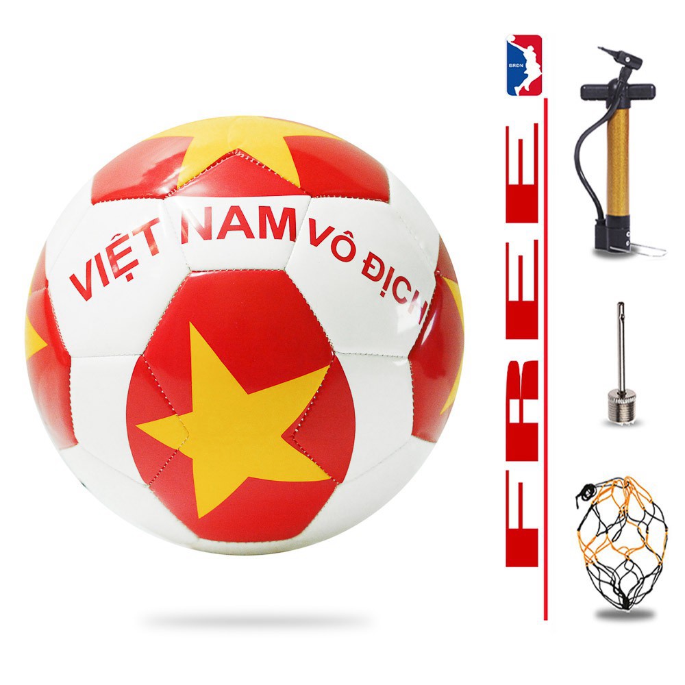 Quả Bóng Đá VNVĐ - Số 5 - Tiêu chuẩn thi đấu - Tặng Bơm, Kim bơm, Túi Lưới SIÊU HOT