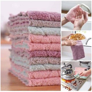 [COMBO 5 CHIẾC] KHĂN LAU TAY NHÀ BẾP ĐA NĂNG VIỀN ZICZAC SỢI SIÊU THẤM  (ducphong)