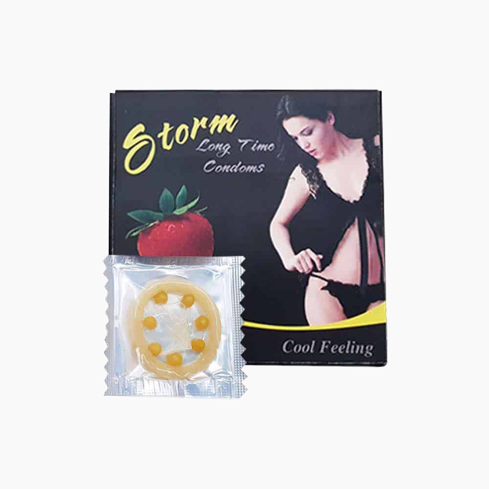 Ảnh Bao Cao Su Storm 7 Hạt Bi To Kéo Dài Thời Gian Hộp 1 Bao GEMHOME 1