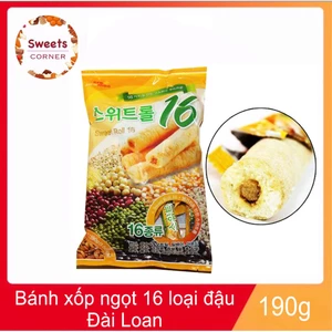 Bánh Xốp Dinh Dưỡng 16 Loại Đậu Đài Loan 190g