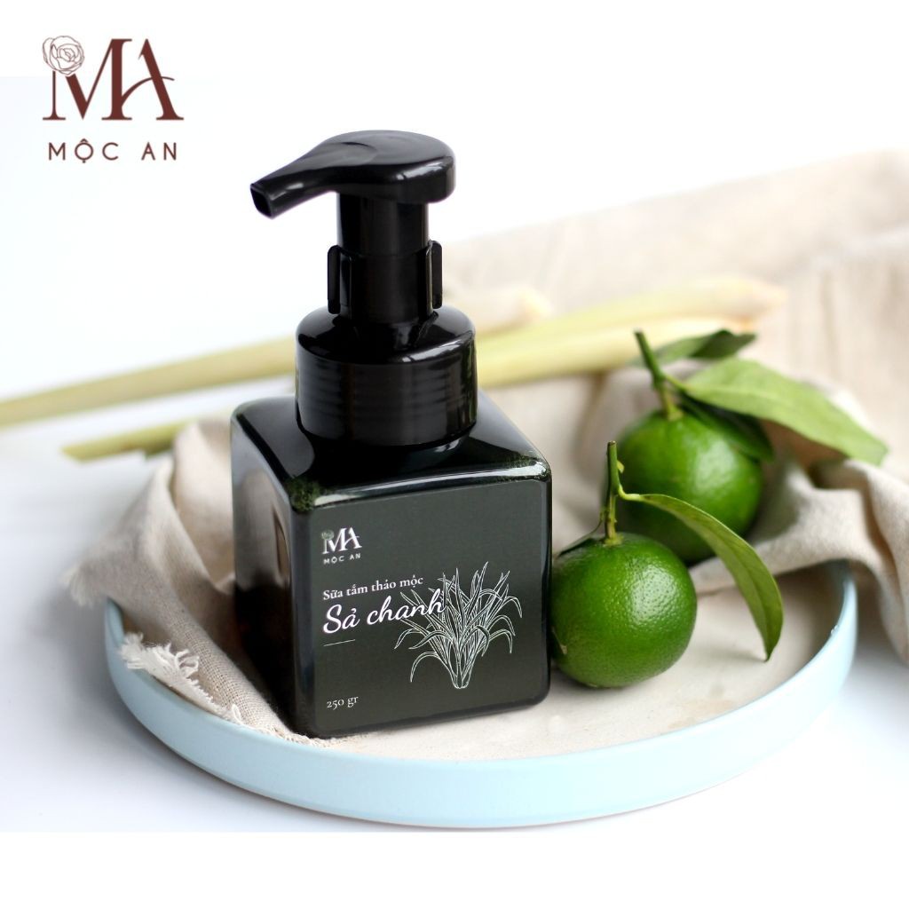 Mô tả Sữa Tắm Thảo Mộc Tinh Dầu Sả Chanh Mộc An Chiết Xuất Tự Nhiên, Giảm Mụn Ngừa Rôm Sảy 250g - 4