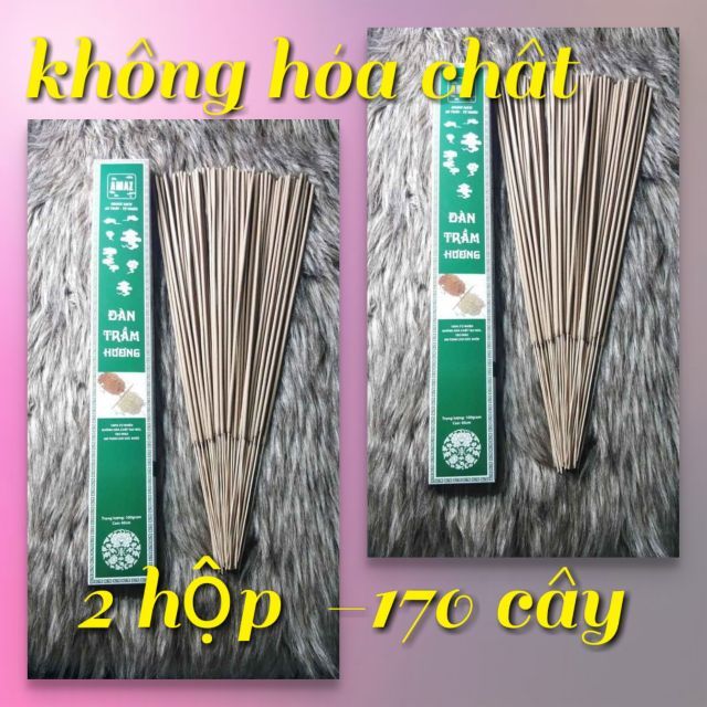 Combo 2 hộp  170 cây nhang đàn trầm hương