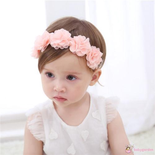 Băng đô hoa đính nơ xinh xắn cho bé gái