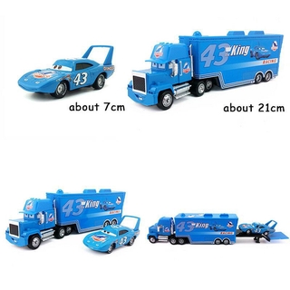 Mô Hình Xe Tải McQueen Jackson Storm Mack Uncle Disney Tỉ Lệ 1:55
