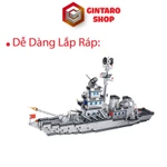 Bộ Xếp Hình Lego Tàu Chiến 1125 Chi Tiết , Mô Hình Lego Lắp Ráp Dành Cho Bé Giúp Phát Triển Tư Duy Từ Nhỏ GINTARO SHOP — ảnh 6
